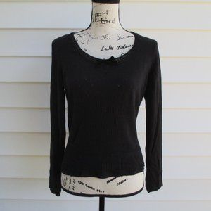 Emma James Black Size Medium Sweater